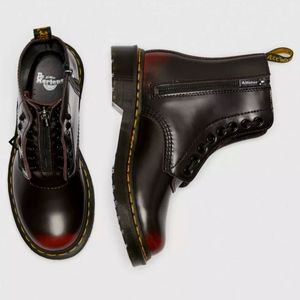 1460 Women's Pascal Leather Zipper Boots